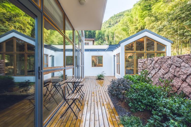 新中式高档民宿装修设计效果图-酒店装修指南-成都公