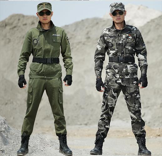 迷彩服套装男军装野战军服空降师套装正品军迷工作服特种兵作训服_7折