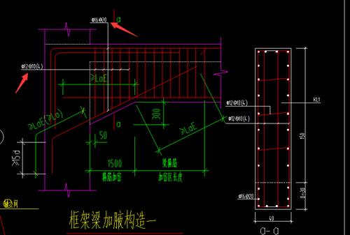 垂直方向梁加腋钢筋怎么设置,如图,可否截个图给我,谢谢
