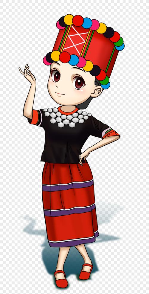 景颇族元素素材png格式_设计素材免费下载_vrf高清_摄