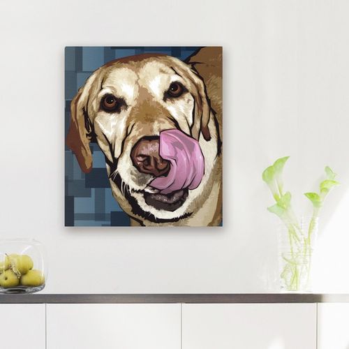 15幅波普风宠物主题装饰画 逗趣呆板的家