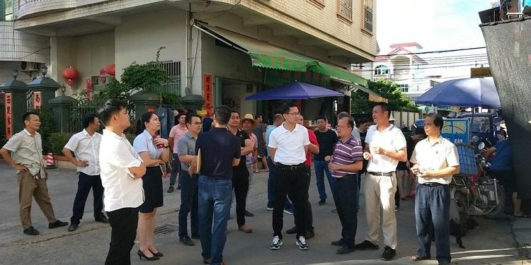 黄埠镇召开环境提升专项整治工作现场会