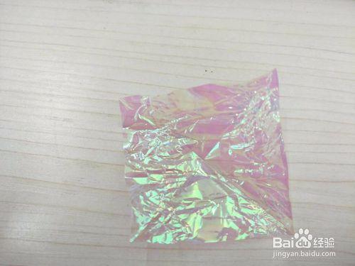 如果用糖纸折千纸鹤?