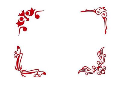 剪纸边框简单漂亮图片大全