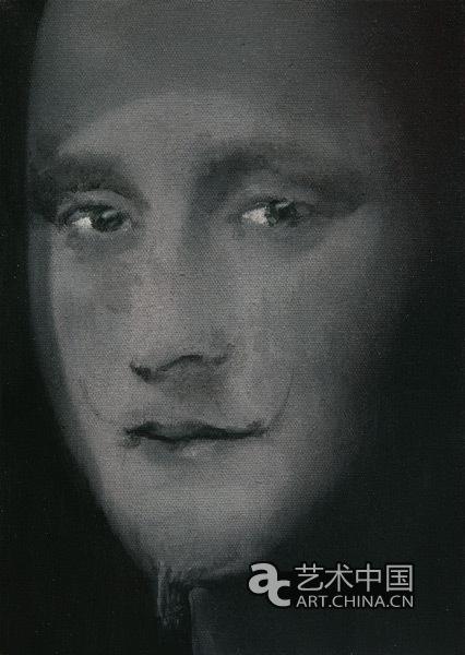 李青 杜娜丽莎 布面油画 38x27cm 2011