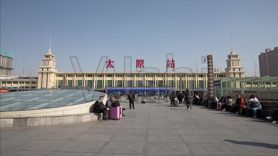 视频素材 实拍视频 延时摄影 太原火车站白天大范围延时摄影 来自视频