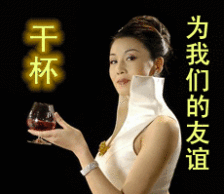 为我们的友谊干杯