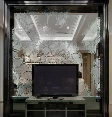 造型独特又怎样大咖们都已经开始用玻璃电视墙了图