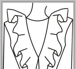 初学纸样必读荷叶领的立体裁剪