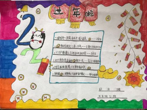 杨村中心小学2021年寒假优秀学生手抄报展评活动