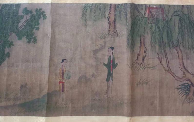 【精品推荐】周昉佳人游春图