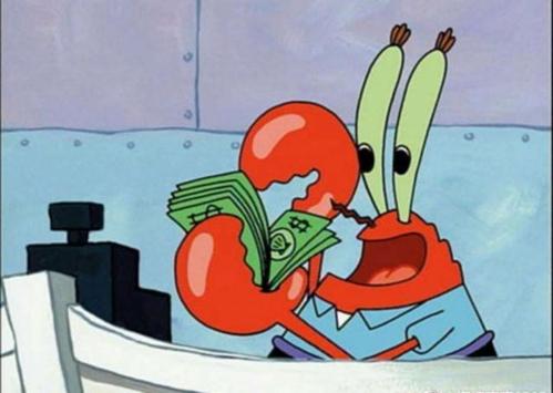 海绵宝宝其实蟹老板很心善女儿是收养的与痞老板相爱相杀