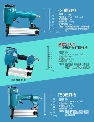 神匠气钉枪木工直钉枪u型钉枪f30码钉抢钢钉枪蚊钉枪625气动工具 t38