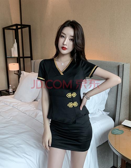 洗浴中心水疗技师工衣沐足桑拿工作服按摩女性感显瘦足疗足浴美容院