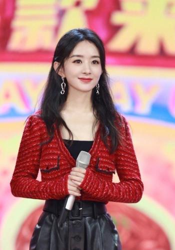 天天向上收视率网播双爆表,赵丽颖产后复出美艳无双,回归女顶流