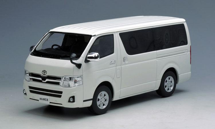 京商武士samurai树脂限量丰田海狮面包车hiace仿真车模