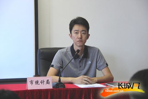 廊坊市统计局综合科科长李柏林.长城网 孙泽恒 摄