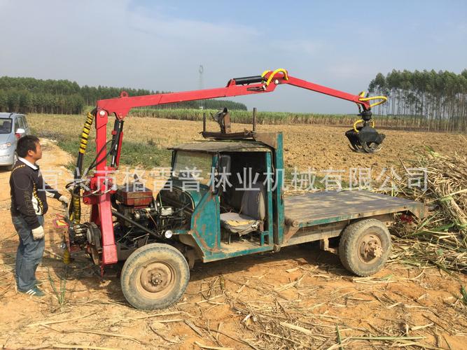 格雷普甘蔗搬运抓木机 农林业场上作业机械抓草包草捆