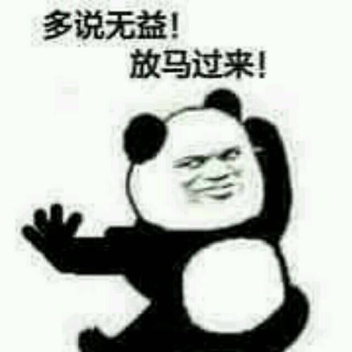多说无益!放马过来!