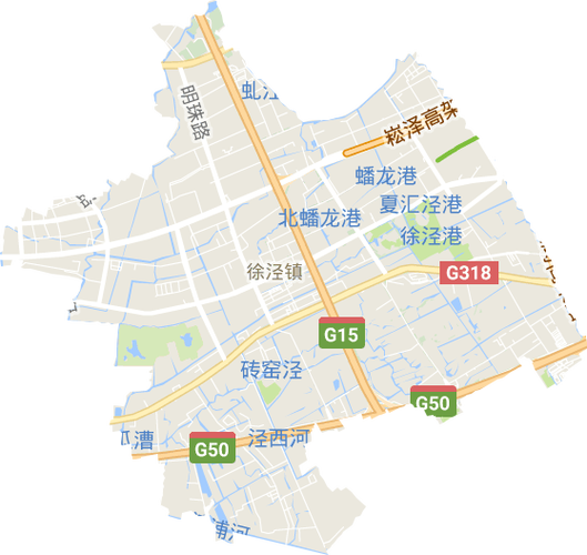 徐泾镇高清电子地图,徐泾镇高清谷歌电子地图