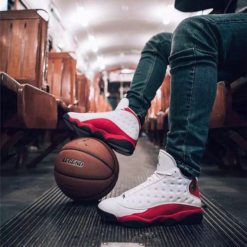 air jordan    chicago aj13乔13 白红芝加哥 414574-414571-122