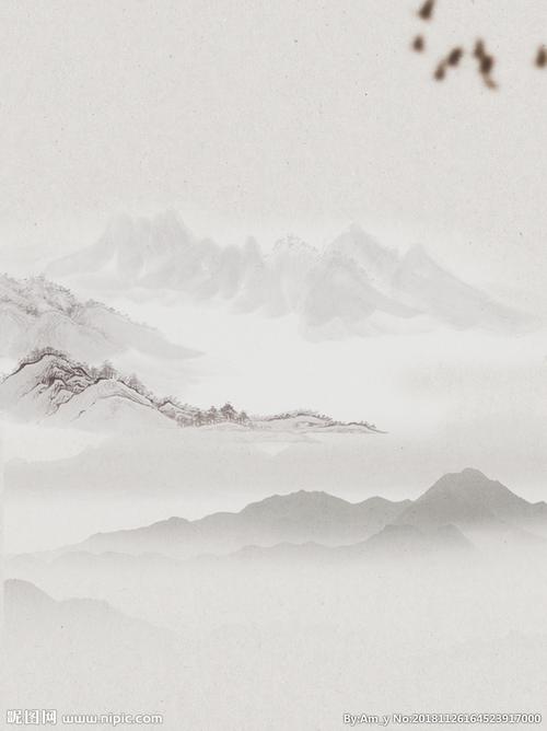 中国风山图片