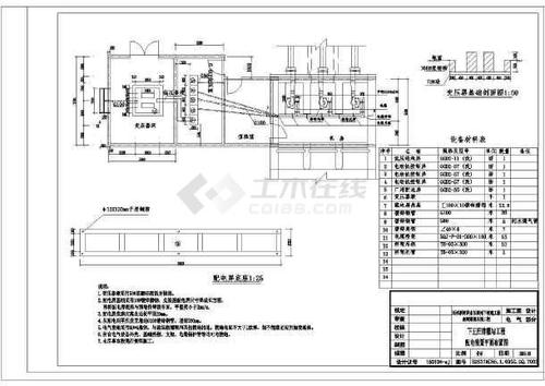 【山东】某排灌站工程泵站部分电气设计图纸