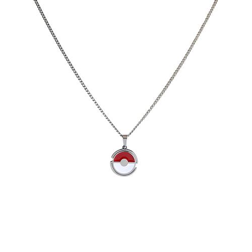 breadtree饰品姜云升同款精灵球钛项链土酷男女嘻哈项链