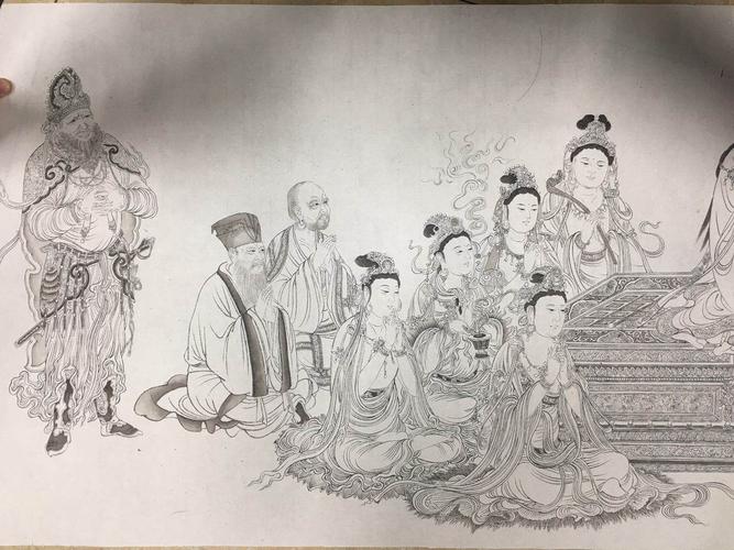 唐莉临摹《维摩诘演教图》 - 美篇