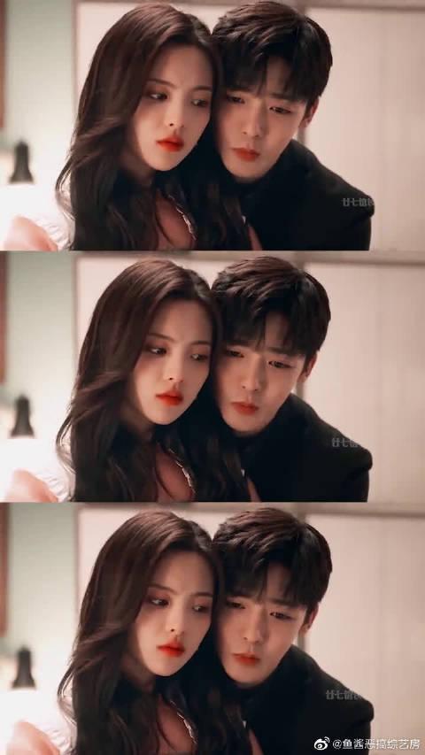 杨超越侯明昊毛巾吻可太会了 太懂我想看什么了