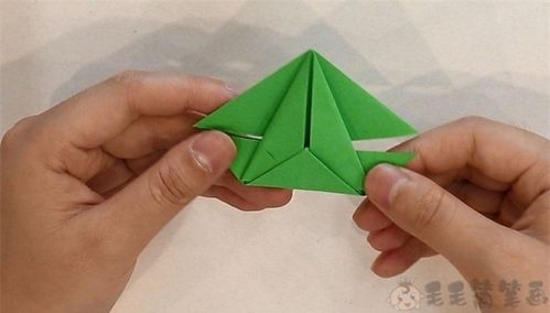 会跳动的小青蛙折纸教程图解