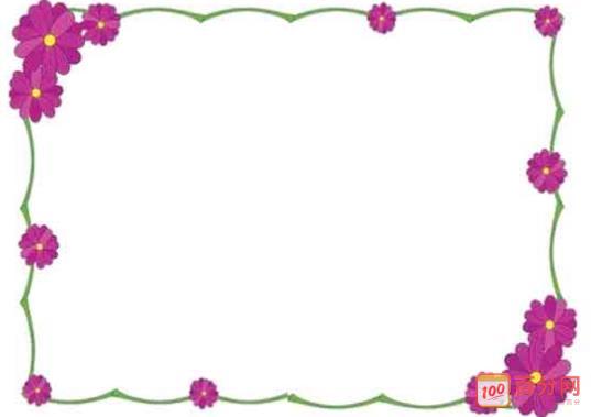 关于简单好看的手抄报边框图片