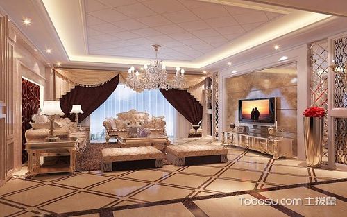 欧式瓷砖铺贴效果图,出乎意料的华丽美