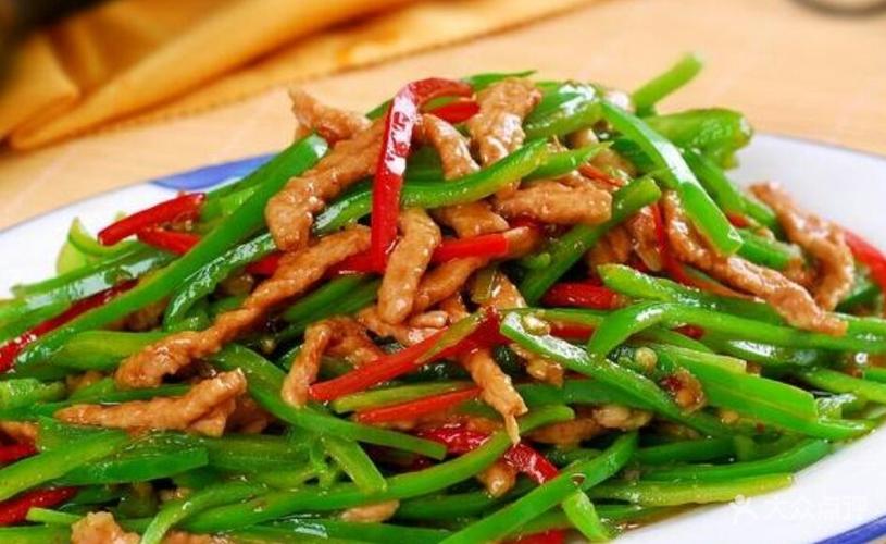 青椒炒肉丝