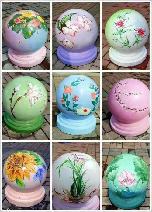 南信美|仙女小姐姐们出没,校园石墩,石凳换新装!