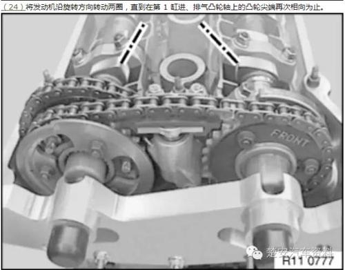 【汽车正时】宝马直列六发动机(m54)正时校对方法