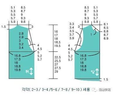 不倒绒保暖内衣制作,送2到10岁上衣裁剪图