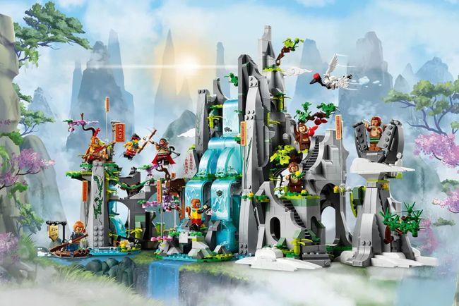 乐高悟空小侠全新套装80024传奇花果山测评