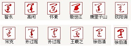 "运"用草书怎么写