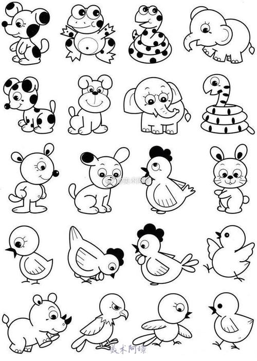 漫画,简笔卡通画##卡通画##少儿美术##儿童绘画