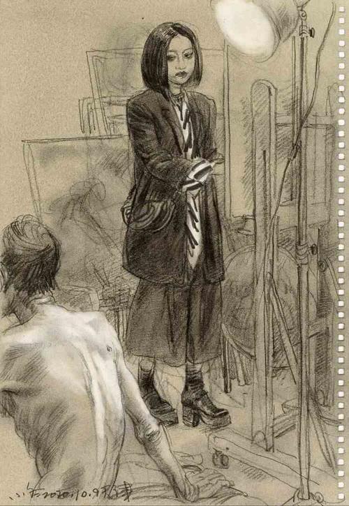 【鉴赏】于小冬教授2020年10月最新速写作品欣赏,大师