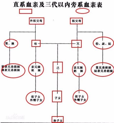 什么是第四代旁系血亲关系