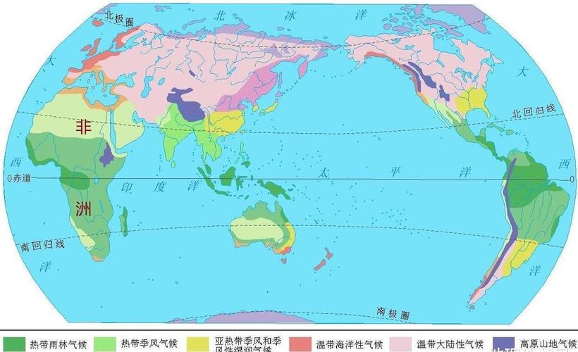 七大洲中面积第二大的非洲,拥有的气候类型数量却仅比
