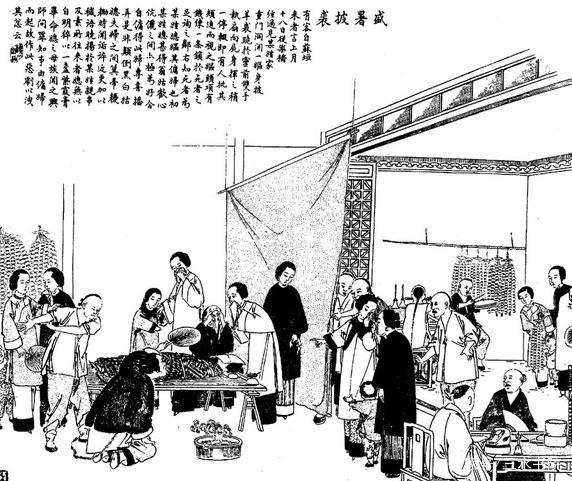 " 茶馆的真正鼎盛时期是在中国最后一个封建王朝——清朝.