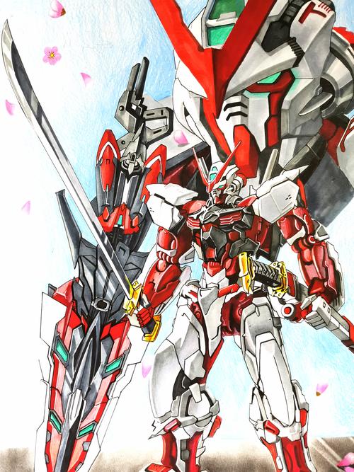 红异端的柔情 -马克笔手绘