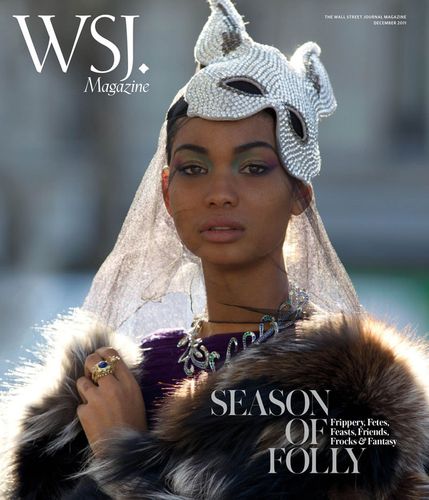 03 黑珍珠chanel iman 凌乱美 绎演12月号《wsj》
