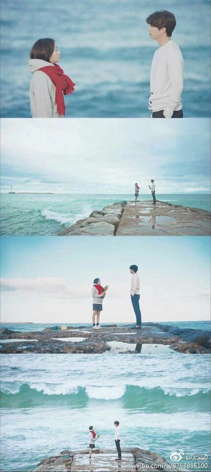 孤单又灿烂的神—鬼怪文艺范美图 海边 孔侑 金高银 唯美浪漫 蓝色系