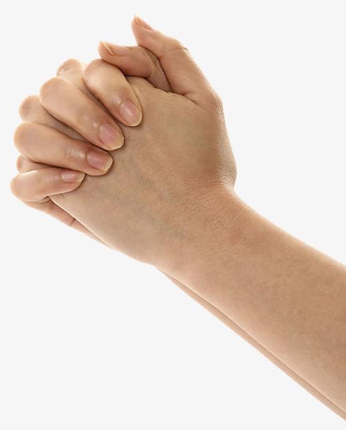 一个人双手_双手十指紧扣【高清卡通手绘png素材】-90设计