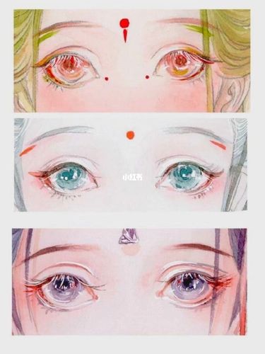 ps易启趣学: 设计中非常有特色的古风眼睛素材 !_古风