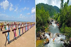 东兴京岛旅游攻略:4a 京岛是指京族唯一聚居地的三个小岛巫头,山心,万